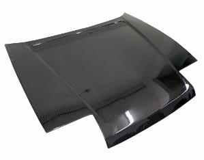 88-91 Honda Prelude 2dr VIS Carbon Fiber Hood - OEM Style