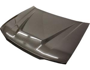 90-93 Honda Accord 2dr/4dr VIS Carbon Fiber Hood - Invader Style