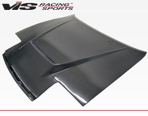 90-93 Toyota Celica 2dr VIS Carbon Fiber Hood - Invader Style