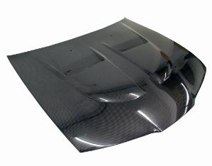 92-96 Honda Prelude 2dr VIS Carbon Fiber Hood - Xtreme GT Style