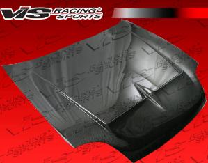 92-96 Honda Prelude 2dr VIS Carbon Fiber Hood - Monster 3 Style