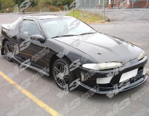 92-94 Mitsubishi Eclipse 2dr VIS Carbon Fiber Hood - Invader Style