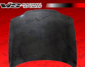 93-97 Mazda MX 6 2dr VIS Carbon Fiber Hood - OEM Style