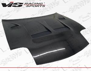 93-96 Mazda RX7 2dr VIS Carbon Fiber Hood - KS Style