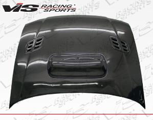 93-01 Subaru Impreza 2dr/4dr VIS Racing Carbon Fiber Hood - STI W/ Scoop