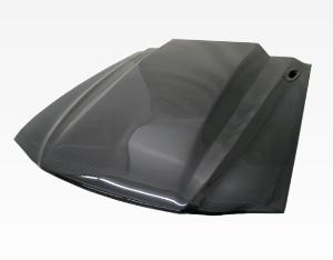 94-98 Ford MUSTANG 2dr VIS Carbon Fiber Hood - Cowl Induction Style