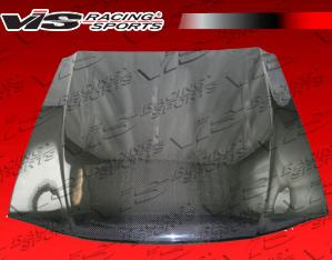 94-98 Ford MUSTANG 2dr VIS Carbon Fiber Hood - OEM Style