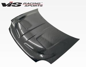 95-99 Dodge Neon 2dr/4dr VIS Carbon Fiber Hood - Xtreme GT Style