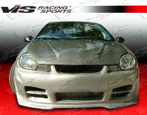 95-99 Dodge Neon 2dr/4dr VIS Carbon Fiber Hood - Invader Style