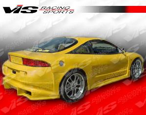 95-99 Mitsubishi Eclipse 2dr VIS Racing Fiberglass Fenders - A Tech wideb (Rear)