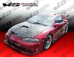 95-99 Mitsubishi Eclipse 2dr VIS Carbon Fiber Hood - G Force Style