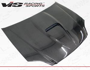 96-98 Honda Civic 2dr VIS Carbon Fiber Hood - G Force Style