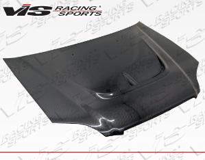 96-98 Honda Civic 2dr/4dr VIS Carbon Fiber Hood - Monster Style