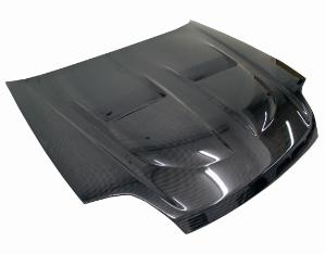 97-01 Honda Prelude 2dr VIS Carbon Fiber Hood - Xtreme GT Style