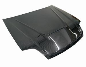 97-01 Honda Prelude 2dr VIS Carbon Fiber Hood - Invader Style