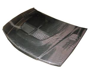 97-01 Mitsubishi Mirage (JDM) W/B 4dr VIS Carbon Fiber Hood - Cyber Style