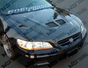 98-02 Honda Accord 2dr VIS Carbon Fiber Hood - EVO Style