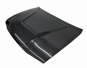 98-02 Toyota Corolla 4dr VIS Carbon Fiber Hood - Invader Style