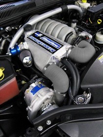 2006-2010 6.1L SRT8 Jeep Grand Cherokee  Vortech® Tuner Kit w/V-2 T-Trim Supercharger & Charge Cooler, Satin 