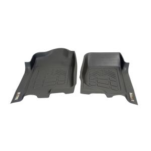 07-09 Avalanche, 07-09 Escalade ESV/EXT, 07-09 Sierra, 07-09 Silverado, 07-09 Suburban, 07-09 Tahoe, 07-09 Yukon/XL Wade Sure-Fit Mat - Gray - Front Seats (Set of 2) 