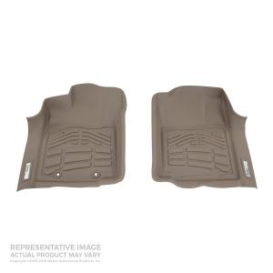 08-10 Super Duty Wade Sure-Fit Mat - Tan - Front Seats (Set of 2) 