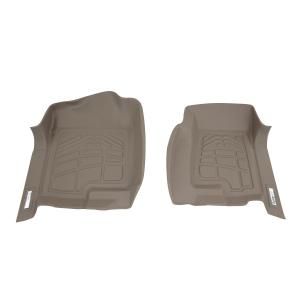 00-06 Suburban, 00-06 Tahoe, 00-06 Yukon Denali/XL, 02-06 Avalanche, 02-06 Escalade ESV, 03-06 Escalade EXT , 99-07 Sierra , 99-07 Silverado  Wade Sure-Fit Mat - Tan - Front Seats (Set of 2) 