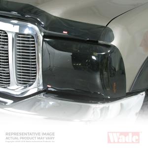 CHEVPickUp Fullsize 1973-1980 (4 PC) Wade Headlight Covers - Smoke