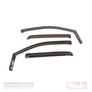 Dakota 05-11, Raider 2005-2009 Wade In-Channel Wind Deflectors (4 Piece)