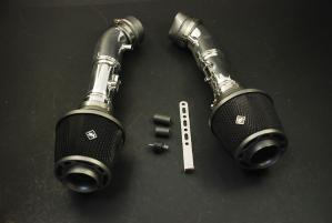 07-08 Infiniti G35 (V6 TWIN THROTTLE BODY) Weapon R Short Ram Intakes - Secret Weapon (Polished)