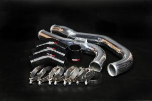 10-12 Hyundai Genesis Weapon R SW Intercooler Pipe Kit - Polished Finish