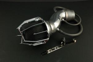 92-99 Toyota Paseo (DOHC) Weapon R Air Intake - Polished Chrome Cage w, Black Foam Filter