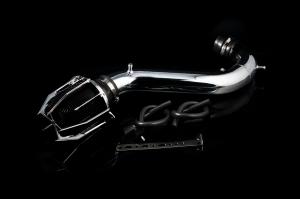 03-06 Subaru Baja (2.5L NON TURBO) Weapon R Air Intake - Polished Chrome Cage w, Black Foam Filter