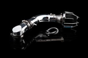 06 Saturn Ion (2.4L) Weapon R Air Intake - Polished Chrome Cage w, Black Foam Filter
