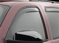 2004-2010 Infiniti QX56, 2004-2011 Nissan Armada, 2004-2012 Nissan Pathfinder Armada Weathertech Rear Window Deflectors - Rear (Light Smoke)