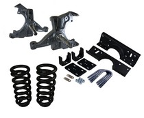 92-00 C3500 (Crew Cab Dually) Western Chassis Deluxe - Complete Lowering Kit - Drop: 5