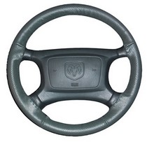 80-84 5 Series, 80-84 7 Series, 80-90 Land Cruiser, 80-91 Vanagon, 90-94 Montero Wheelskins Steering Wheel Cover - EuroPerf, Perforated All Around (Charcoal)