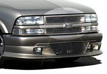 98-03 S10 Wings West Upper Polished Aluminum Billet Grille