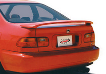 92-95 Honda Civic 2DR Wings West Paintable Wings - W.W. Style 2-Leg w/ L.E.D.