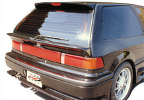 88-91 Honda Civic Hatchback Wings West Paintable Wings - Factory Style Mid Wing