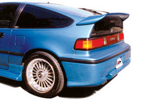 88-91 Honda CRX Wings West Paintable Wings - CRX Wing w/o Wiper Hole