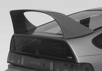 88-91 Honda CRX Wings West Paintable Wings - Super Style