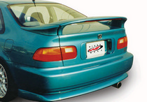 92-95 Honda Civic 2DR Wings West Paintable Wings - Mid Wing w/ L.E.D.