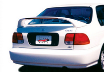 96-00 Honda Civic 4DR Wings West Paintable Wings - Mid Wing w/ L.E.D.