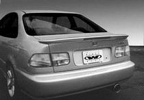 96-00 Honda Civic 2DR Wings West Paintable Wings - W.W. Style Flushmount w/ L.E.D.