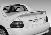 93-97 Honda DelSol Wings West Paintable Wings - Mid Wing w/ L.E.D.