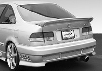 96-00 Honda Civic 2DR Wings West Paintable Wings - Mini-Me Commando