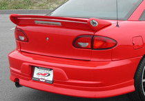 95-99 Chevrolet Cavalier Wings West Paintable Wings - Mini-Me Commando w/ L.E.D. and Signature 'W' Stainless Steel End Caps