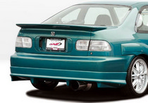 92-95 Honda Civic 2DR Wings West Paintable Wings - Flushmount Whale Tail