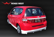 2007-2008 Honda Fit 4dr Wings West Racing Series Wing - No LED