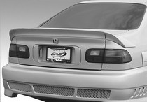 92-95 Honda Civic 2DR Wings West Paintable Wings - Flushmount (Urethane)